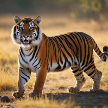 Tijger in de Ochtend