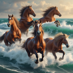 Poseidon's Equine Mastery: The Divine Horses!