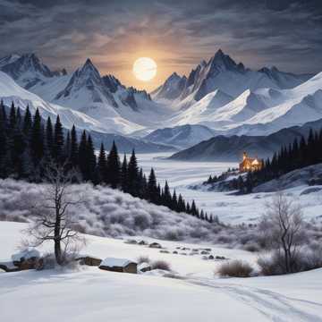 De winter in mijn bol