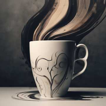 Secangkir kopi pahit