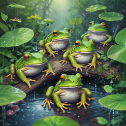 Rain Drop Frog