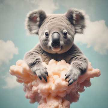 Koala in the Clouds