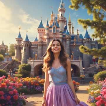 Zosia w Disneylandzie